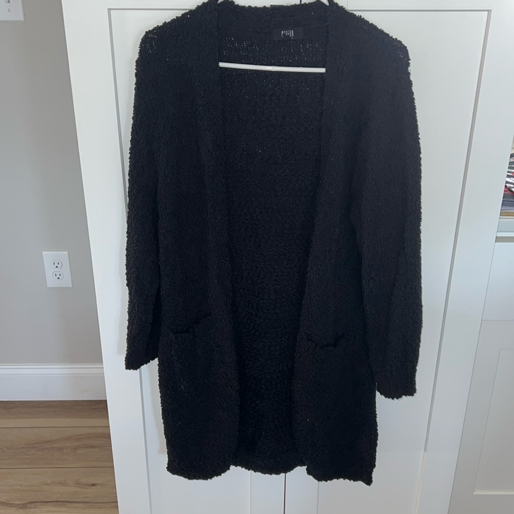 Black cardigan